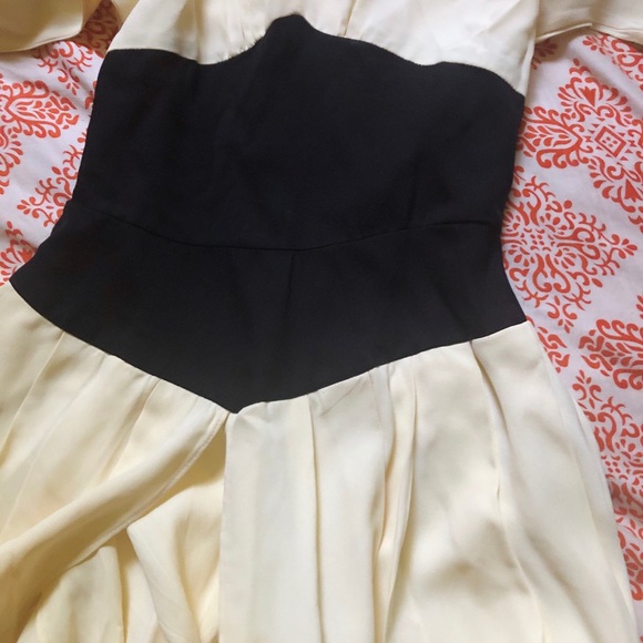 Vtg high waist harem jumpsuit dress disco romper S - Picture 9 of 9